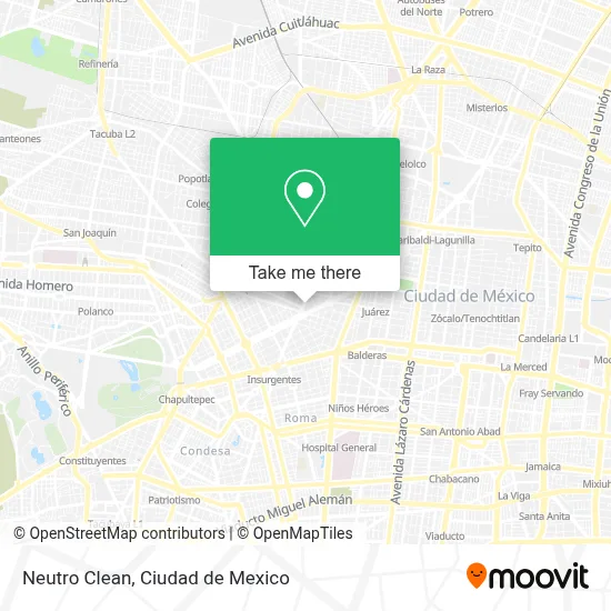Neutro Clean map