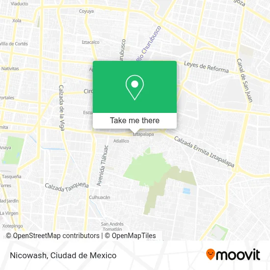 Nicowash map