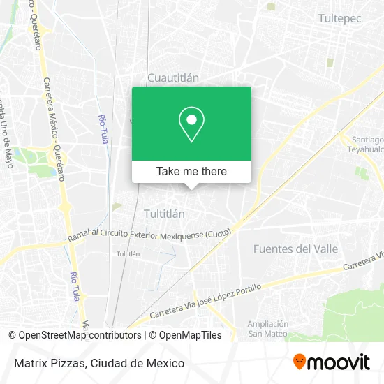 Matrix Pizzas map