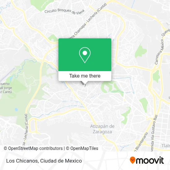 Los Chicanos map