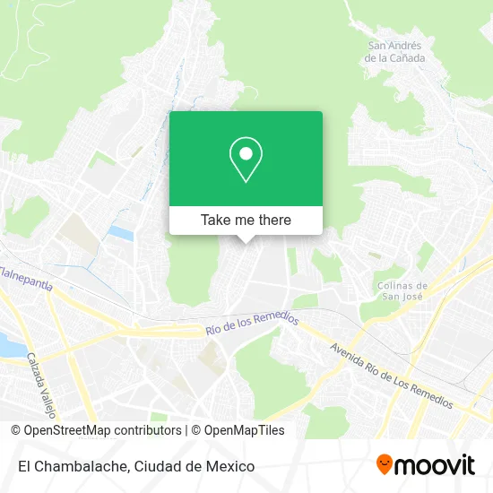 El Chambalache map