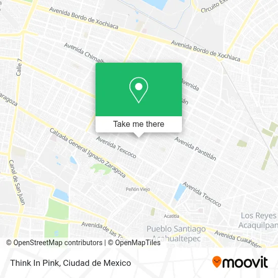 Think In Pink map