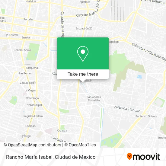 Rancho María Isabel map
