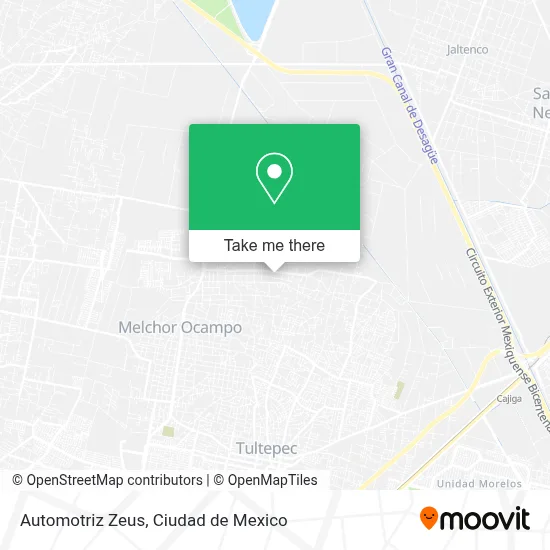 Automotriz Zeus map