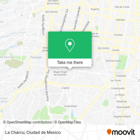 La Charcu map