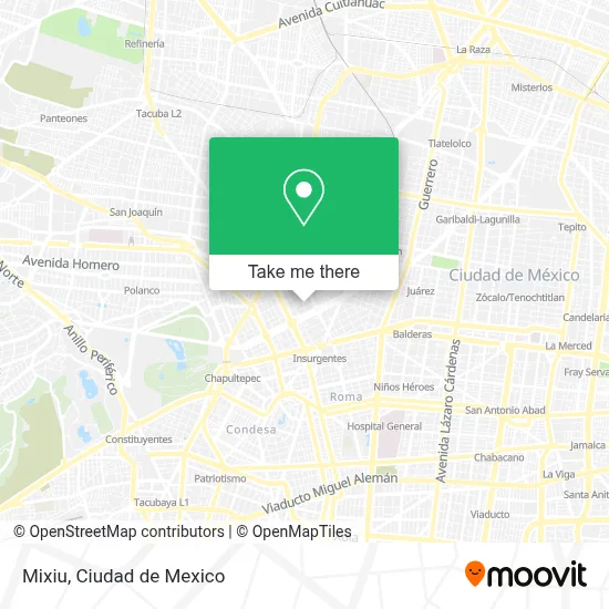 Mixiu map