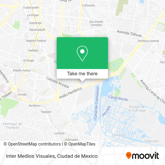 Inter Medios Visuales map