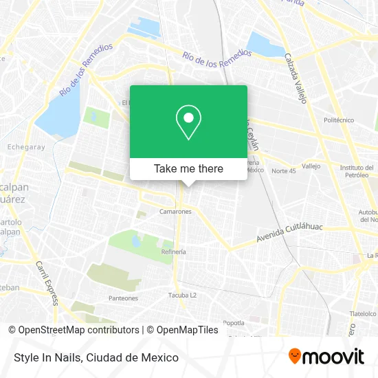 Style In Nails map