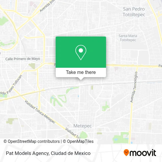 Pat Models Agency map