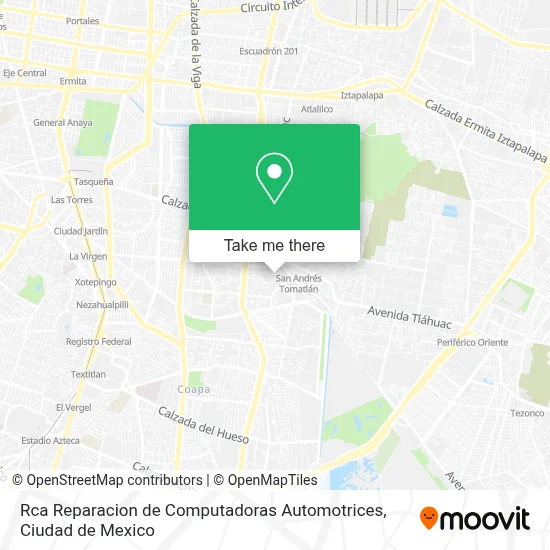 Rca Reparacion de Computadoras Automotrices map