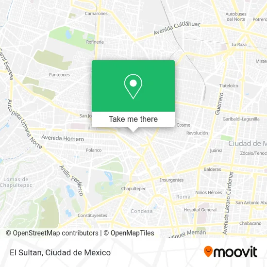 El Sultan map