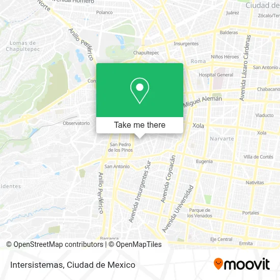Intersistemas map