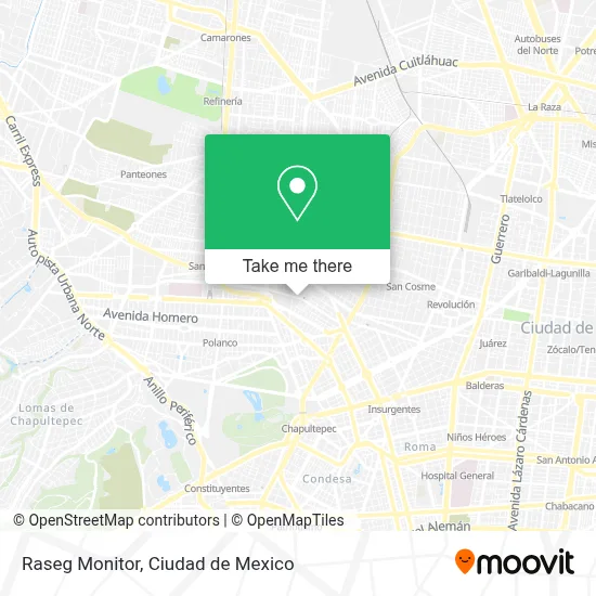 Raseg Monitor map