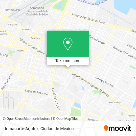 Inmacorte-Arjotex map