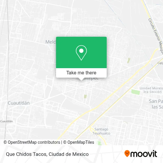 Que Chidos Tacos map