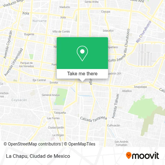 La Chapu map