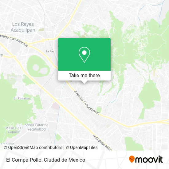 El Compa Pollo map
