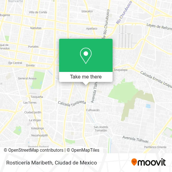 Rosticería Maribeth map