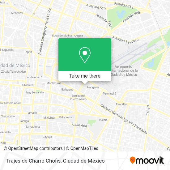 Trajes de Charro Chofis map