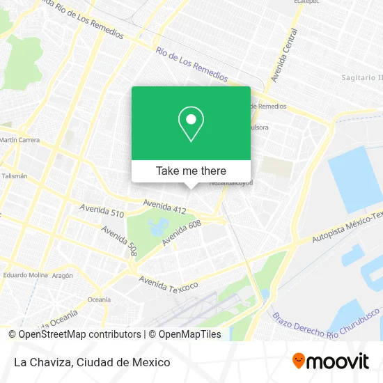 La Chaviza map