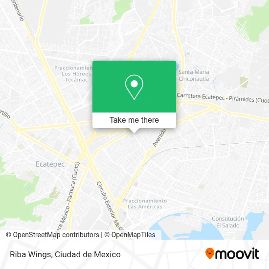 Riba Wings map