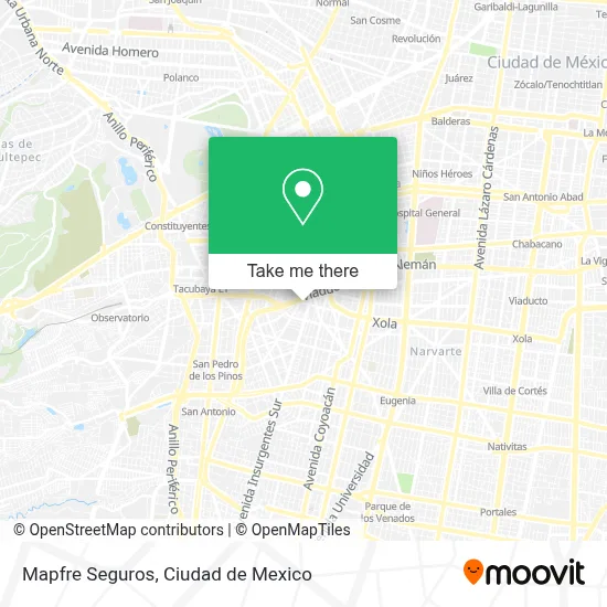 Mapfre Seguros map