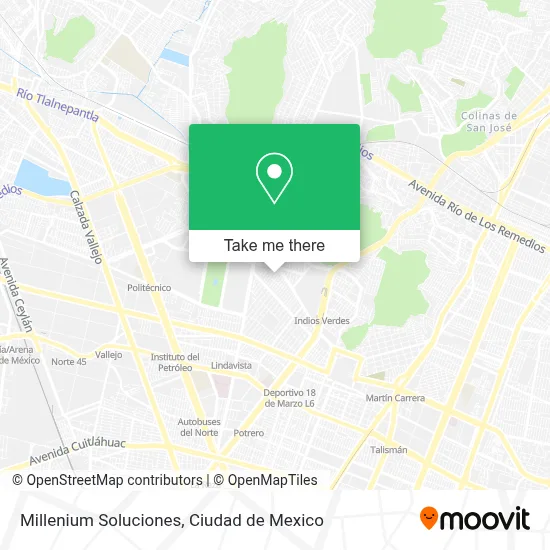 Millenium Soluciones map