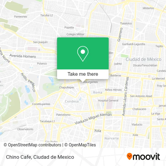 Cafe Chino map