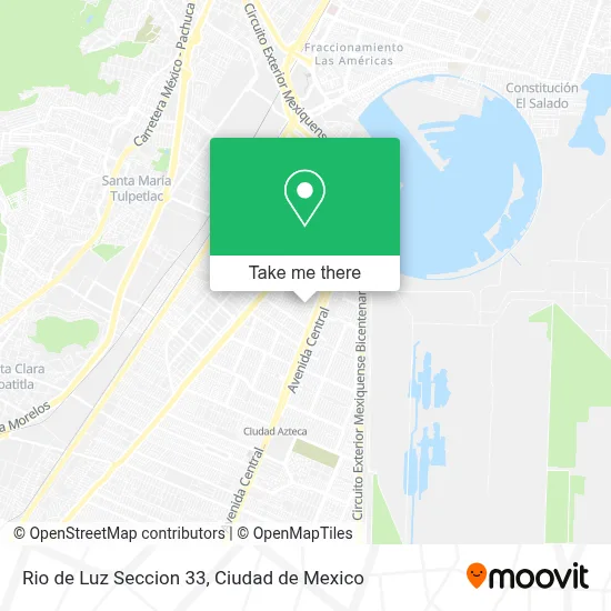 Rio de Luz Seccion 33 map
