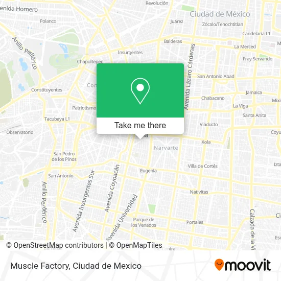 Muscle Factory map