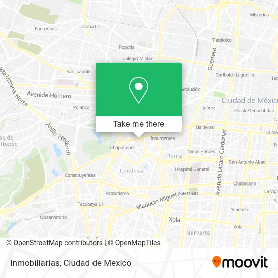 Inmobiliarias map