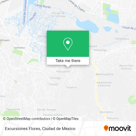 Excursiones Flores map