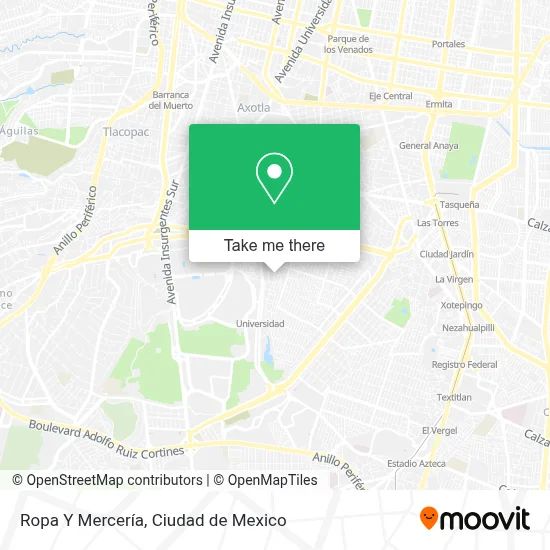 Ropa Y Mercería map
