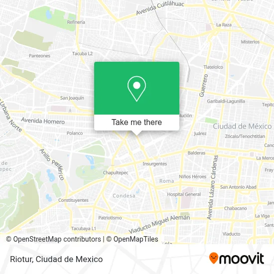 Riotur map