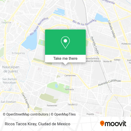 Ricos Tacos Kiray map
