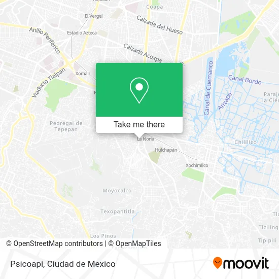 Psicoapi map