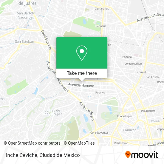 Inche Ceviche map