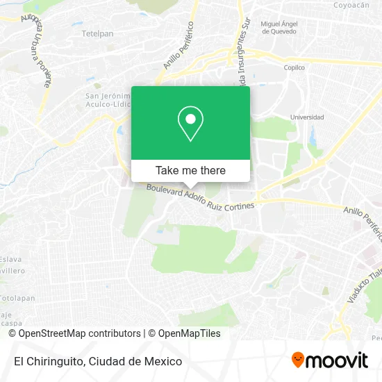 El Chiringuito map