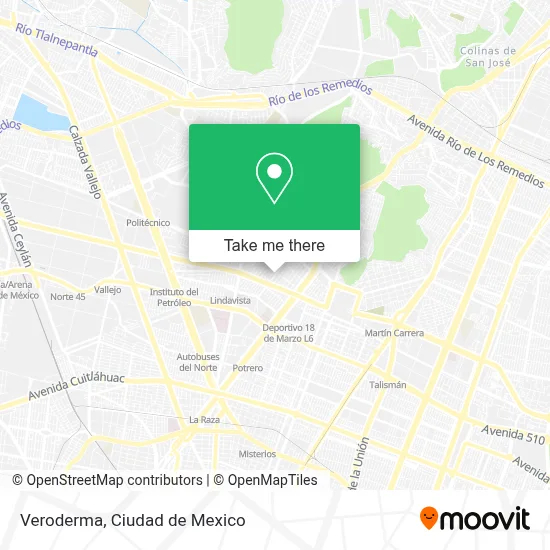 Veroderma map