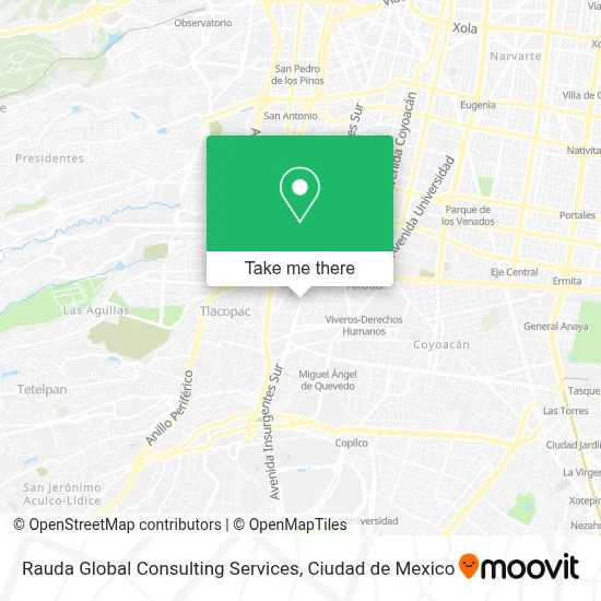Rauda Global Consulting Services map