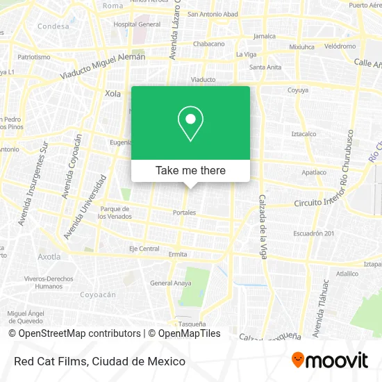 Red Cat Films map