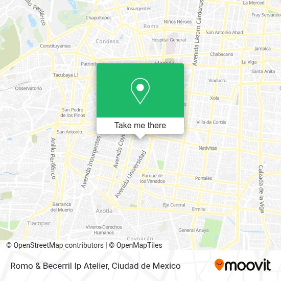 Romo & Becerril Ip Atelier map