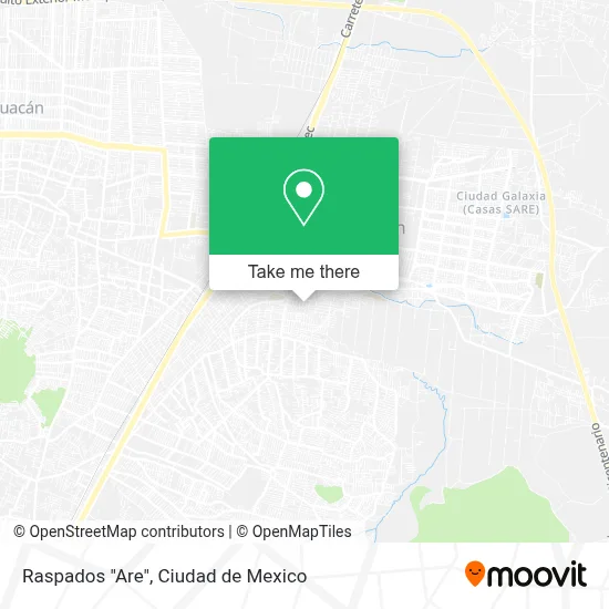 Raspados "Are" map