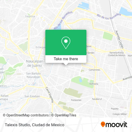 Talexis Studio map
