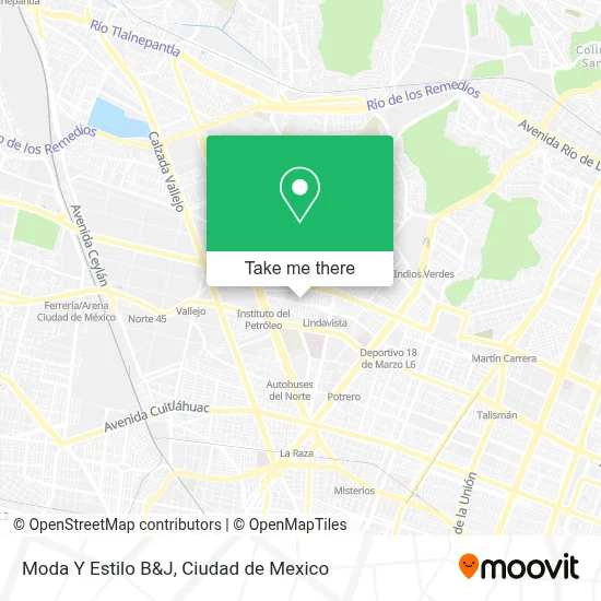 Moda Y Estilo B&J map