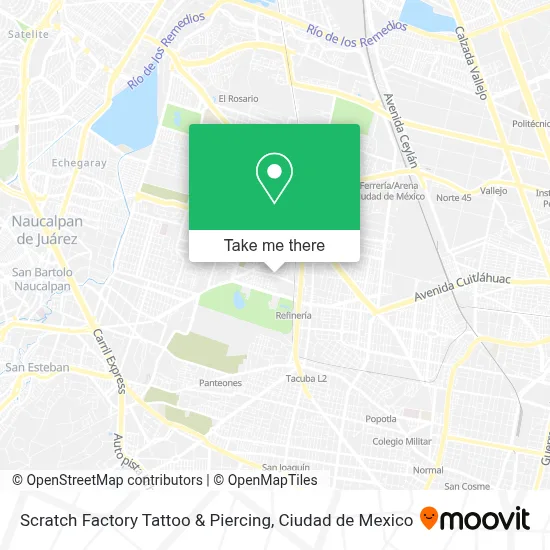 Scratch Factory Tattoo & Piercing map