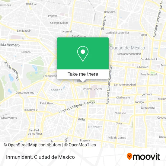 Inmunident map
