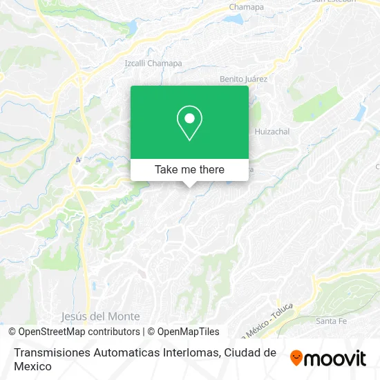 Transmisiones Automaticas Interlomas map