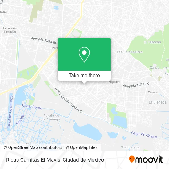 Ricas Carnitas El Mavis map