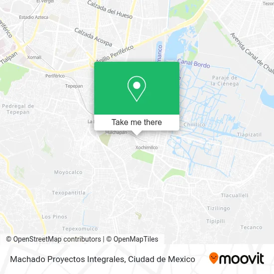 Machado Proyectos Integrales map